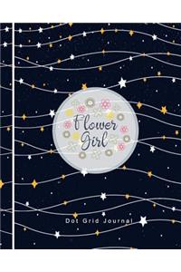 Flower Girl Dot Grid Journal