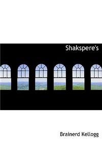 Shakspere's