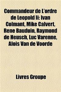 Commandeur de L'Ordre de Lopold II