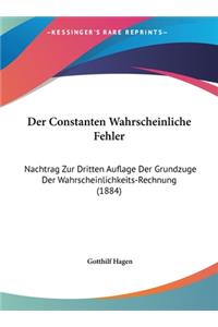 Der Constanten Wahrscheinliche Fehler