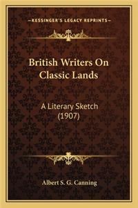 British Writers on Classic Lands