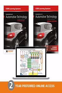 Fundamentals of Automotive Technology, Second Edition, Student Workbook, and 2 Year Online Access to Fundamentals of Automotive Technology Online