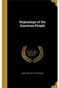 Beginnings of the American People