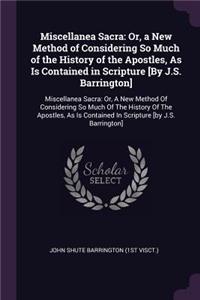 Miscellanea Sacra