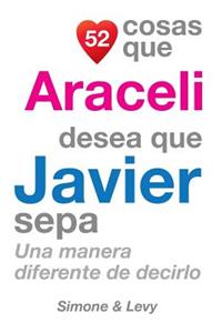 52 Cosas Que Araceli Desea Que Javier Sepa
