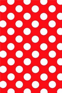 Mind Blowing Red Polkadot Journal