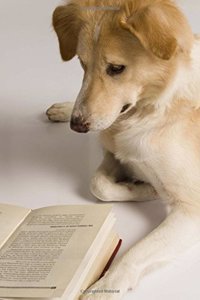 Dog Reading a Book Journal