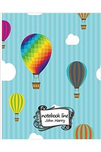 Notebook Line Balloons Wallpaper