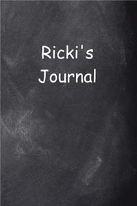 Ricki Personalized Name Journal Custom Name Gift Idea Ricki