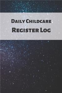 Daily Childcare Register Log