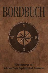 Bordbuch für Bootsfahrten mit Motorboot, Yacht, Segelboot, Schiff, Katamaran