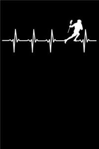 Lacrosse Player Notebook