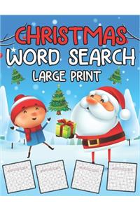 Christmas Word Search Large Print