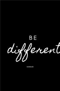 be different notebook