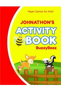 Johnathon's Activity Book