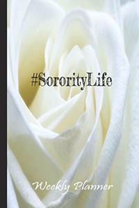 #Sorority Life White Rose Planner