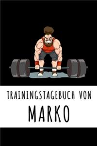 Trainingstagebuch von Marko