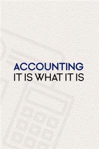 Accounting It Is What It Is