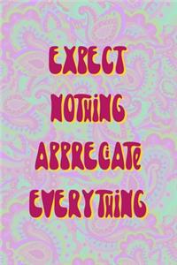 Expect Nothing Appreciate Everything