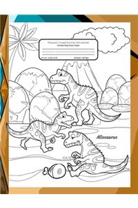 Primary Composition Notebook Handwriting Story Paper