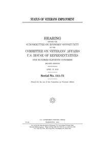 Status of veterans employment