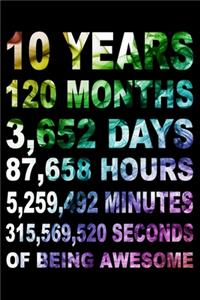 10 Years Of Being Awesome
