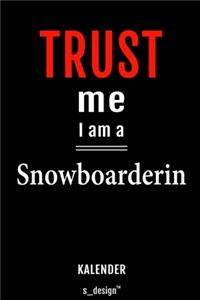 Kalender für Snowboarder / Snowboarderin