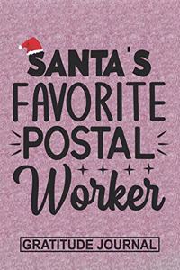 Santa's Favorite Postal Worker - Gratitude Journal