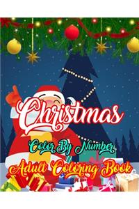 Christmas Color By Number Adult Coloring Book
