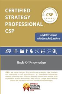 Certified Strategy Professional CSP Body of Knowledge