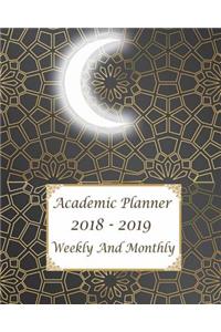 2018-2019 Academic Planner Weekly and Monthly