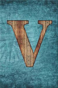 Monogrammed Notebook - V