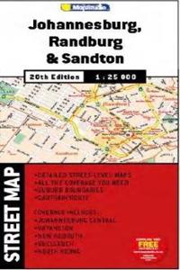 Street map: Johannesburg, Randburg & Sandton