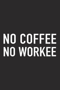No Coffee No Workee