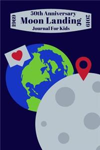 50th Anniversary Moon Landing Journal for Kids