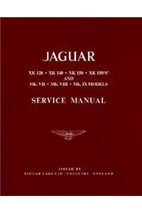 Jaguar Xk120/140/150 Wsm