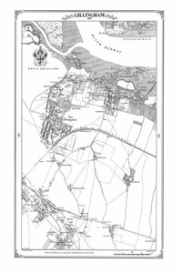 Gillingham 1863 Heritage Cartography Victorian Town Map