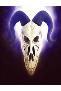 Horned Demon Wide Rule Composition Notebook