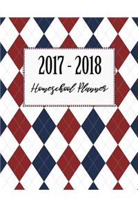 Homeschool Lesson Planner 2017 - 2018: Teacher and Parents Weekly and Monthly Planner September 2017 - August 2018)