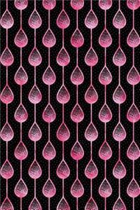 Journal Notebook Teardrops Pattern 9