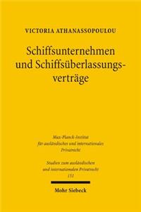 Schiffsunternehmen Und Schiffsuberlassungsvertrage