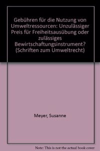 Gebuhren Fur Die Nutzung Von Umweltressourcen