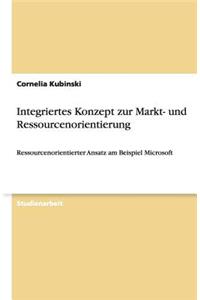 Integriertes Konzept zur Markt- und Ressourcenorientierung