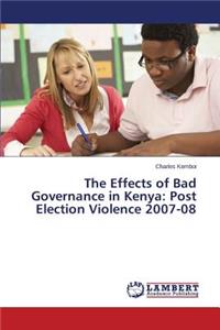 Effects of Bad Governance in Kenya