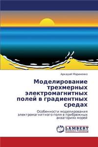 Modelirovanie Trekhmernykh Elektromagnitnykh Poley V Gradientnykh Sredakh