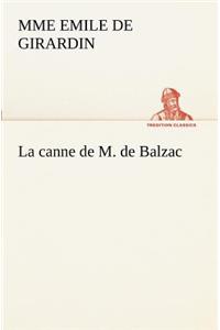 canne de M. de Balzac