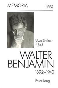 Walter Benjamin 1892-1940-