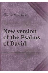 New Version of the Psalms of David
