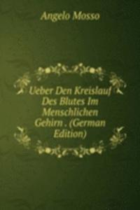Ueber Den Kreislauf Des Blutes Im Menschlichen Gehirn . (German Edition)