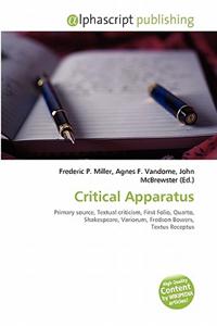 Critical Apparatus